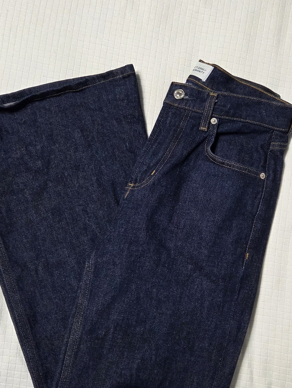 Citizens Of Humanity Dark Indigo High-Rise, Premium Vintage, Kimberly Style. - Picture 11 of 14